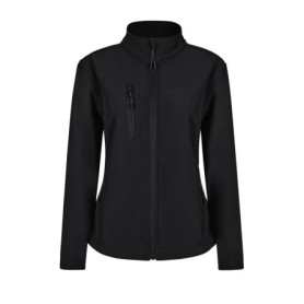 Veste Softshell Femme Mukua Richmond - Imperméable et Confortable en Noir