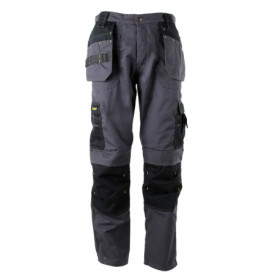 Pantalon de Travail Stanley Huntsville - Gris - Homme avec Poches Cargo