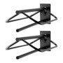 Support de Selle Cheval VEVOR - Lot de 2, Rangement Mural en Acier Noir