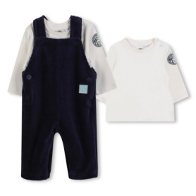 Ensemble Garçon Timberland Indigo - T-shirt et Salopette