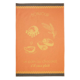 Torchon en Coton Pain au Chocolat - Coucke 50 x 75 cm