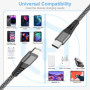 Câble USB C vers Lightning 3M - Lot de 2, Certifié Apple MFi, Charge Rapide