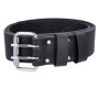 Ceinture de travail en cuir véritable TOUGH MASTER - Noir, 5,1 cm