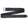 Ceinture de travail en cuir véritable TOUGH MASTER - Noir, 5,1 cm