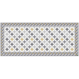 Tapis en Vinyle Multicolore Vilber Trevi - Antidérapant et Résistant aux Taches