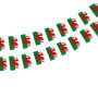 Guirlande Drapeaux du Pays de Galles - 40 Fanions Décoratifs 11,4 m