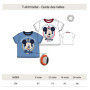 T-Shirt Bébé Mickey Mouse - Disney - 6 Mois - Bleu Ciel