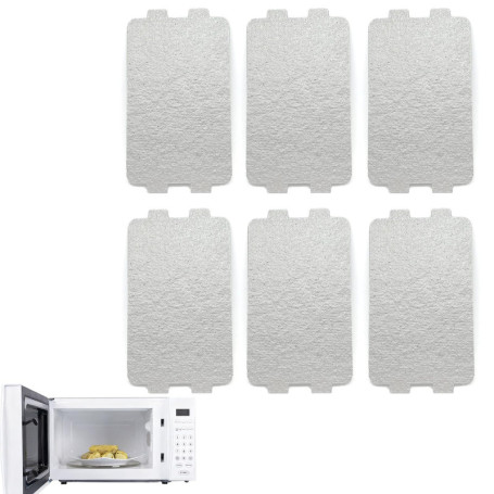 Lot de 6 Plaques Mica Universelles pour Micro-Ondes - Couvercles de Guide d'Ondes