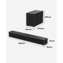 ULTIMEA 2.1ch Barre de Son TV avec Caisson sans Fil, VoiceMX & BassMX, Contrôle Via App, Barre de Son 240W Puissance Max, Basses