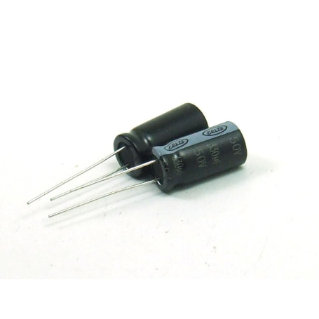 Pack de 2 Condensateurs Électrolytiques 330uF 50V - POPESQ