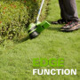 Coupe-bordures Greenworks 2x24V 33cm avec Batteries et Chargeur