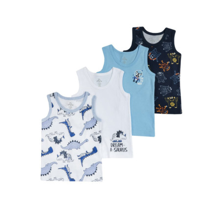 Lot de 4 Débardeurs en Coton pour Enfants Chicco - Confort et Style