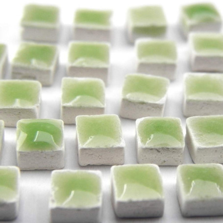 Tesselles de Mosaïque Vert Fougère - 1000 Pièces en Céramique