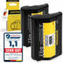 Batterie PATONA 2X EN-EL4 Compatible Nikon D2H D2X D3 F6
