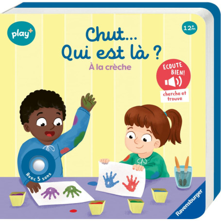 Ravensburger Mon 1er Livre Sonore : Cherche et Trouve à la Crèche