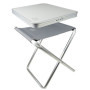 Tabouret Multifonction avec Tablette - Bo-Camp Gris