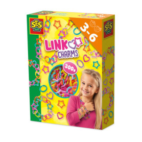 SES Creative - Kit de Breloques Colorées pour Bijoux Créatifs