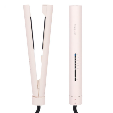 Fer à Lisser et Boucler 2 en 1 AraSyleon - Céramique Ionique Rose