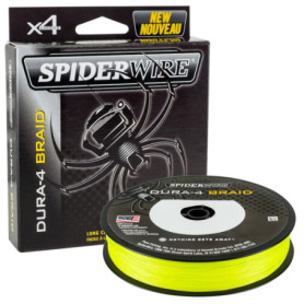 Tresse de Pêche Spiderwire Dura 4 Jaune 0.12mm 300m - Ligne Multibrins PE