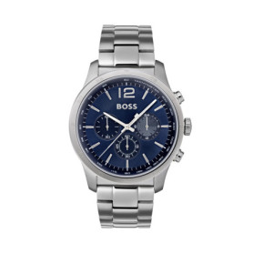 Montre Chronographe BOSS Homme en Acier Inoxydable Argenté - 43 mm