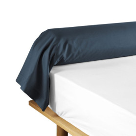Taie de Traversin Douceur d'Intérieur Lina Bleu 85x185 cm en Coton