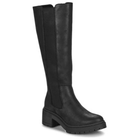 Bottines Chattawak Femme en Cuir Noir avec Talon Bloc - Taille 40 EU