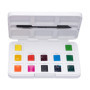 Set de Peinture Aquarelle Van Gogh - Boîte de Poche avec 12 Demi-Pans de Couleurs Vibrantes