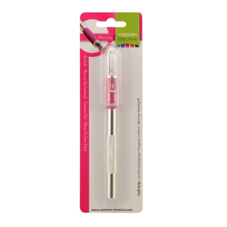 Couteau de Précision Vaessen Creative avec Poignée Grip Multicolore