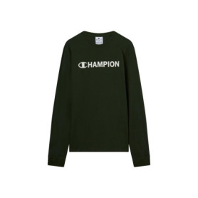 T-Shirt à Manches Longues Champion Legacy pour Homme - Vert Graphique Taille L