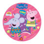 Disque Comestible Peppa Pig pour Gâteau d'Anniversaire - 20 cm