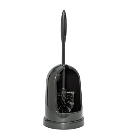Ensemble WC Standard Noir avec Brosse Hygiénique - WENKO