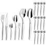 Ménagère Lou Laguiole Jet 74 Couverts en Acier Inoxydable pour 12 Personnes