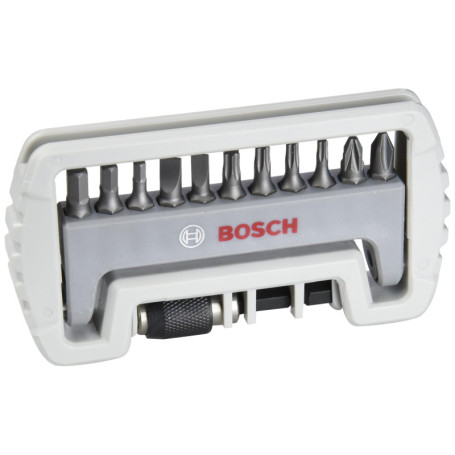 Coffret d'Embouts de Vissage Bosch 11+1 Pièces Extra Hard