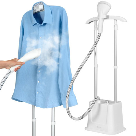 Défroisseur Vapeur Clatronic TDC3809 Blanc 1600W avec Réservoir Amovible