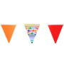 Guirlande Fanions Colorée Stripetastic - 6 m pour Anniversaire et Fêtes