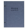 Porte-menu en Telflex Lacor Sandro - Thermoscellé Bleu A4