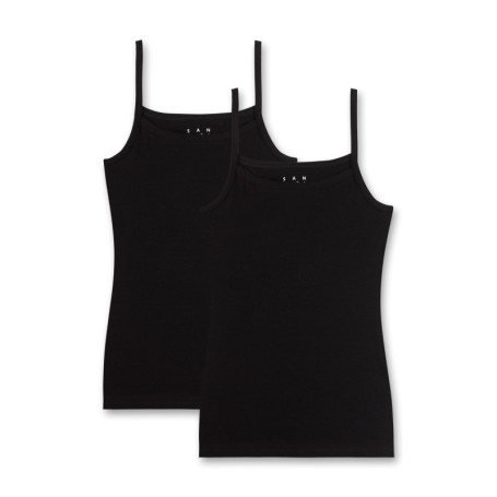 Lot de 2 Débardeurs Filles Sanetta en Noir - Confort Optimal