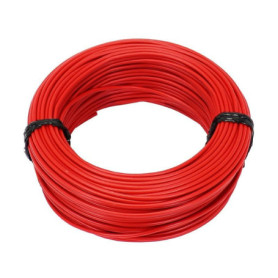Câble électrique souple en cuivre rouge - 5 mètres 0,5mm²