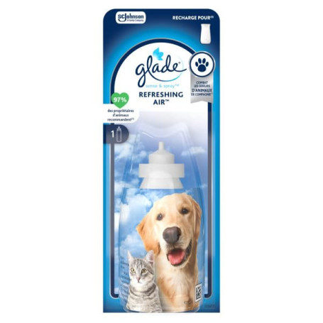 Recharge Glade Sense & Spray Pet - Parfum aux Huiles Essentielles