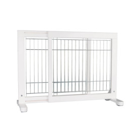 Barrière de Sécurité pour Chien TRIXIE - Blanc 65-108 cm