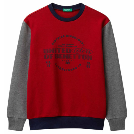 Sweat Multicolore Enfant avec Logo - United Colors of Benetton