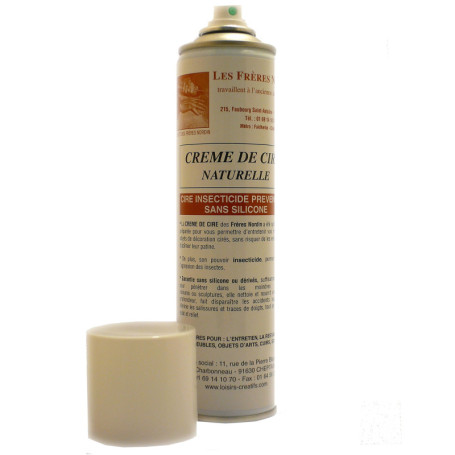 Crème de Cire Transparent Les Frères Nordin - Entretien et Protection du Bois