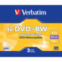 Verbatim DVD+RW 4,7 Go 3 pièces - Réinscriptibles Argent Mat