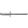 Rivet Épanoui en Aluminium Restagraf - Lot de 57, 16mm de Longueur