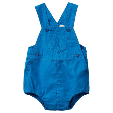 Salopette Bébé en Coton United Colors of Benetton - Couleur Blu