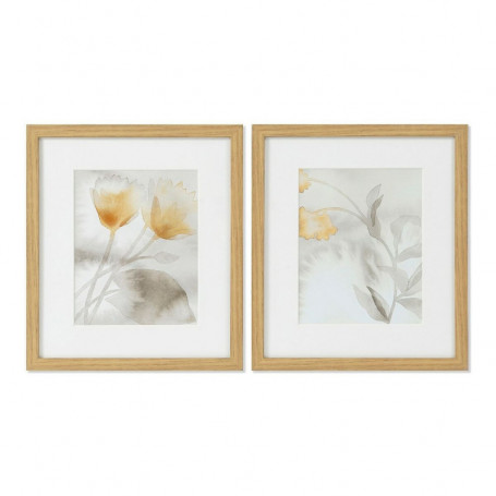 Cadre DKD Home Decor S3013510 Drawed Leaf Traditionnel Feuille d'une plante (33 99,99 €