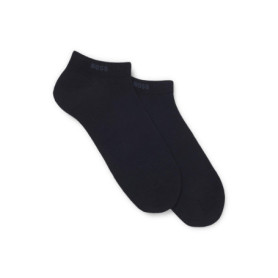 Lot de 2 Chaussettes BOSS Uni pour Homme - Confort et Élégance en Bleu