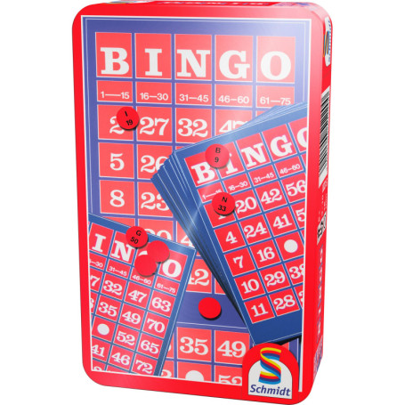 Jeu de Société Bingo Portable Schmidt - Amusement en Famille