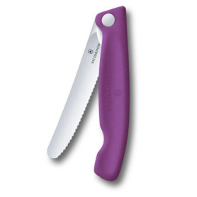 Couteau de Pique-Nique Pliable Victorinox Swiss Classic - Violet