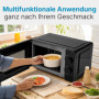 Micro-ondes Bomann 20L Noir avec Minuterie et Éclairage